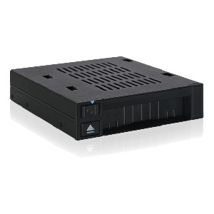 1x 2.5" to 1x 3.5" bay mobile rack SATA/SAS metal trayless MB521SP-B