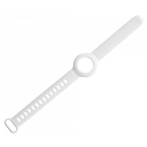 Silikonarmband för Apple AirTag, justerbar storlek, vit MCASE-TAG17