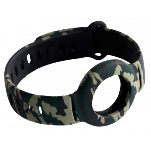Silikonarmband för Apple AirTag, justerbar storlek, kamouflage MCASE-TAG18