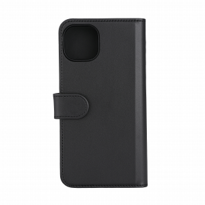 Plånboksfodral 2-i-1 för iPhone 15 Plus, avtagbart magnetiskt skal, svart MCASE-WIP1567