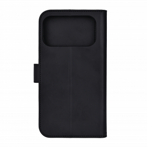 Wallet case for your phone in vegan leather. The case has three credit card slots and a pocket for cash, notes or other. The lock flip on the case uses a magnetic closure.The case comes with a horizontal stand function so that you can easily watch your fa