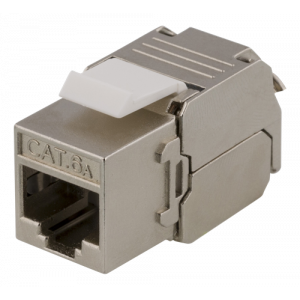 Cat6A skärmat Keystone-uttag, verktygsfri klämterminering, pla MD-121