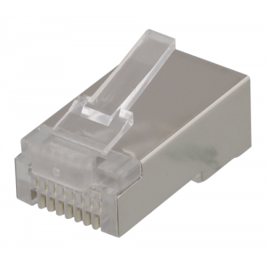 RJ45 kontaktdon för patchkabel, Cat5e, skärmad, 20-pack MD-3S