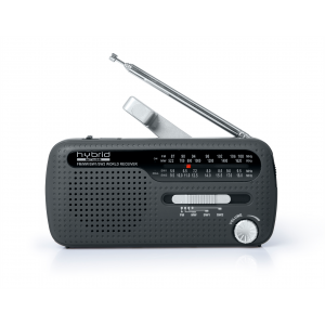 MH-07 DS Radio FM WB Solar Dynamo, black MH-07 DS