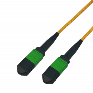 MPO12-MPO12 Fiberkabel, typ B, OS2, APC, 1m MPO12B-21