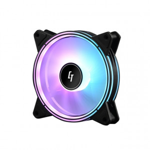NOVA RGB Fan comes with beautiful A-RGB illumination from a dual-ring design to ensure smooth and full lighting with 16 LED’s on the inner ring as well as 16 more LED’s on the outer ring. Additional frame design elements on the outer ring ensure the Nova 
