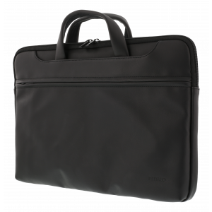 Laptopväska upp till 13–14", PU-läder, svart NV-786