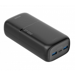 Stay connected with this versatile power bank, offering convenience, efficiency, and peace of mind. Whether you're charging your smartphone, tablet, or smartwatch, this multitasking power bank can charge up to three devices simultaneously. With its 27 000