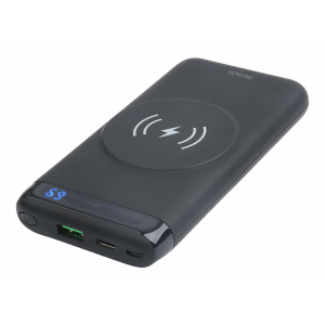 Powerbank 10 000 mAh, trådlös, 1x USB-A, 1x USB-C PD, mag. PB-Q1003