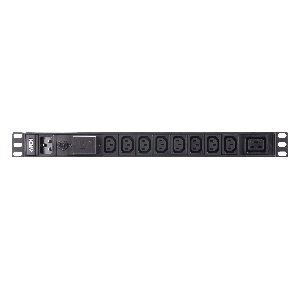 9-Outlet 1U Basic PDU, surge protection (16A)(8x C13, 1xC19) PE0209SG-AT-G