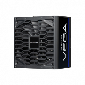 The VEGA Series power supply is built to Intel’s ATX 12V 3.1 standard and supports PCIe GEN5 with 80PLUS Gold certified efficiency. It prioritizes a competitive price-to-performance ratio up to 850W while maintaining the trusted Chieftec quality.It featu
