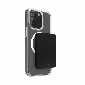 Power bank Mini Power Mag, 4200 mAh, USB-C in/out, black PUFCBB40P2MAGBLK