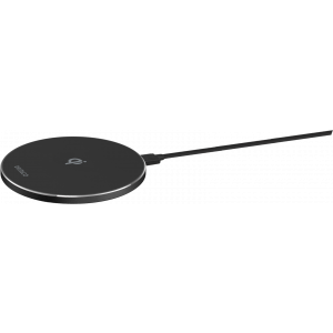 Wireless charger, 10 W, USB-C, Qi certified, LED ring QI-1044