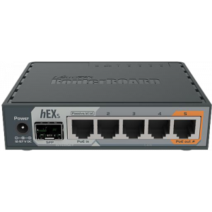 RB760IGS 880MHz 256MB 5xGE 1xSFP L4, svart RB760IGS