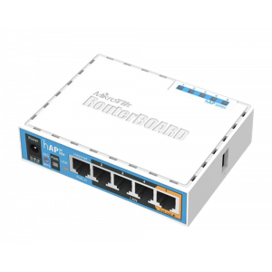HAP ac lite Liten 5-Portars Router, WiFi, PoE in/ut, MPLS, RouterOS, vit RB952Ui-5AC2ND