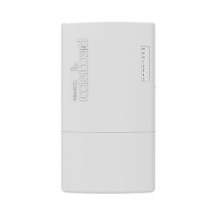 PowerBox Pro 5-portars Router för utomhusbruk, gigabit, vattentät, PoE in/ut, vit RB960PGS-PB