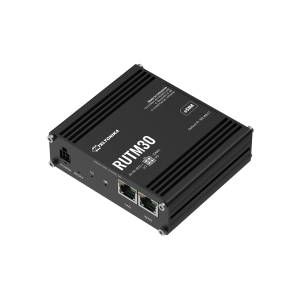 The RUTM30 is a compact, dual-SIM, multi-network router with eSIM™ that delivers 5G mobile connectivity for data-intensive applications. RUTM30
