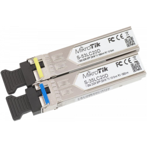 Single fiber pair 1x S35LC20D and 1x S53LC20D S-3553LC20D