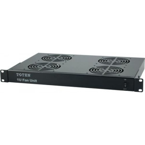 1U 19" fläktpaket med 4st fläktar, 230V SA.0018.412