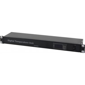19" 1U digital temperaturhanterare, 2xfläktanslutningar. SA.0039.112
