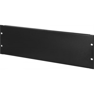 Täckpanel, 3U, 19", svart. SA.1203.001