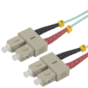 OM3 fiber patch cables are used to connect different devices in places like data centers and offices. They are great for high-speed internet connections. SCSC-15-OM3