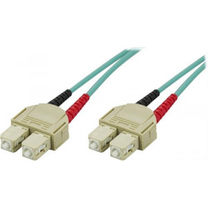 OM3 fiber cable SC - SC, duplex, multimode, 50/125, 0.5m SCSC-60