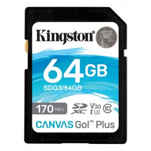 Kingston 64GB SDXC Canvas Go Plus