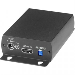 Signalomvandlare från HDMI till HD-SDI, BNC, PAL/NTSC/720p/1080p, svart. SDI02-2