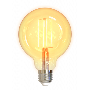 SMART HOME FILAMENT LED-lampa, E27, WiFI, 5.5W, 1800K-6500K, vit SH-LFE27G95