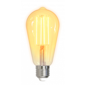 SH-LFE27ST64 är en smart LED-lampa som kan placeras i valfri E27-sockel. Lampan är dimbar via appen så att du själv kan ställa in önskad ljusstyrka och du kan också ändra färgtemperatur från varmvitt till kallvitt för att få rätt känsla i rummet. Effekten