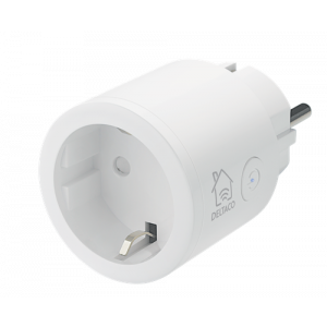 SMART HOME strömbrytare, WiFi, 1xCEE 7/3, 10A, timer, vit SH-P01