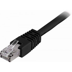 Nätverkskabel Cat6 (0.3m) FTP/UTP Metall Svart