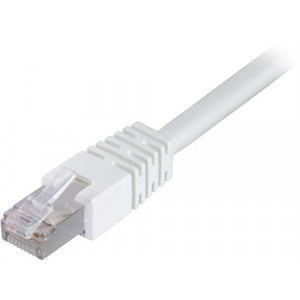 F/UTP Cat6 patchkabel, LSZH, 0,7m, vit STP-607V