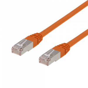 F/UTP Cat6 patchkabel, 1,5m, 250MHz, Delta, LSZH, orange STP-611-OR