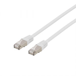 U/FTP Cat6a patchkabel, 1,5m, 500MHz, LSZH, vit STP-611VAU