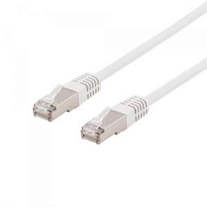 U/FTP Cat6a patchkabel, delta cert, LSZH, 25m, vit STP-625VAU