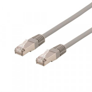 U/FTP Cat6a patchkabel, LSZH, 2m, grå STP-62AU