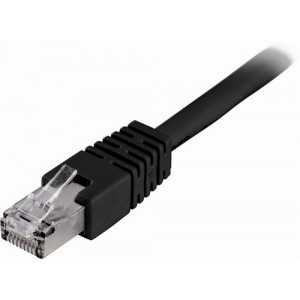 F/UTP Cat6 patchkabel, LSZH, 35m, svart STP-635S