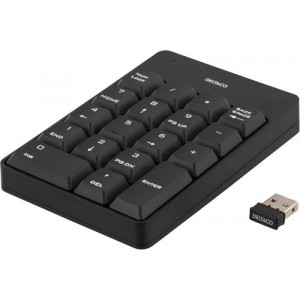 Trådlöst numeriskt tangentbord, USB, 10m räckvidd