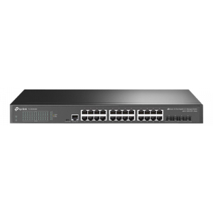 TP-Link JetStream 24-Port Gigabit L2+ Managed Switch with 4 10GE SFP+ Slots