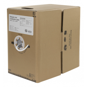 U/UTP Cat6 riser installationskabel, 305m box, 250MHz, Delta-certifierad TP-48MR