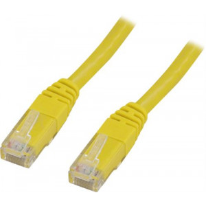 U/UTP Cat6 patchkabel, LSZH, 0,3m, gul TP-603GL