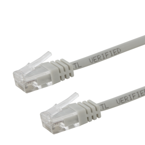 U/UTP Cat6 AWG28 patch cable, 15,0m, grey, LSZH TP-615-SLIM