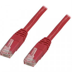 U/UTP Cat6 patchkabel, LSZH, korskopplad 1m, röd TP-61XR