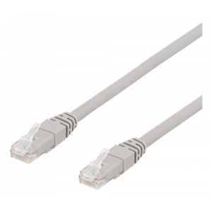 U/UTP Cat6A patchkabel, 35m, 500MHz, Delta, LSZH, grå TP-635AU