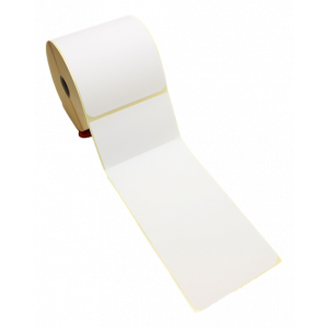 TRANSPORTETIKETTER, RULLE, PERF, BUSSGODS/SCHENKER, 105X251Ø25 MM, 300 ST/RULLE TR017T