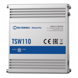 TSW110, Switch, ohanterad, 5 x 10/100/1000, DIN-skenmonterbar, bordsmonterbar, Passiv PoE TSW110000000