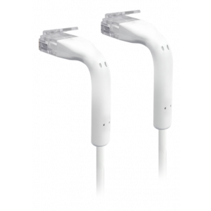 Ubiqtui UniFi Ethernet U/UTP Patch Cable, 0,3m, böjbar, ultratunn, vit U-Cable-Patch-0.3M-RJ45