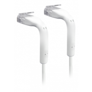 Ubiqtui UniFi Ethernet U/UTP Patch Cable, 50-pack, 0,1m, böjbar, ultratunn, vit U-Cable-Patch-RJ45-50
